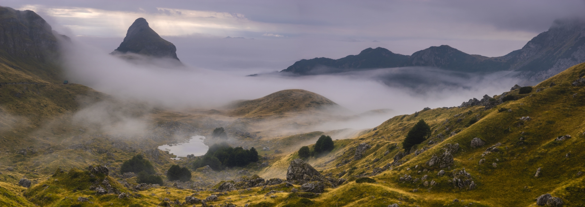 brume sur le parc du Durmitor