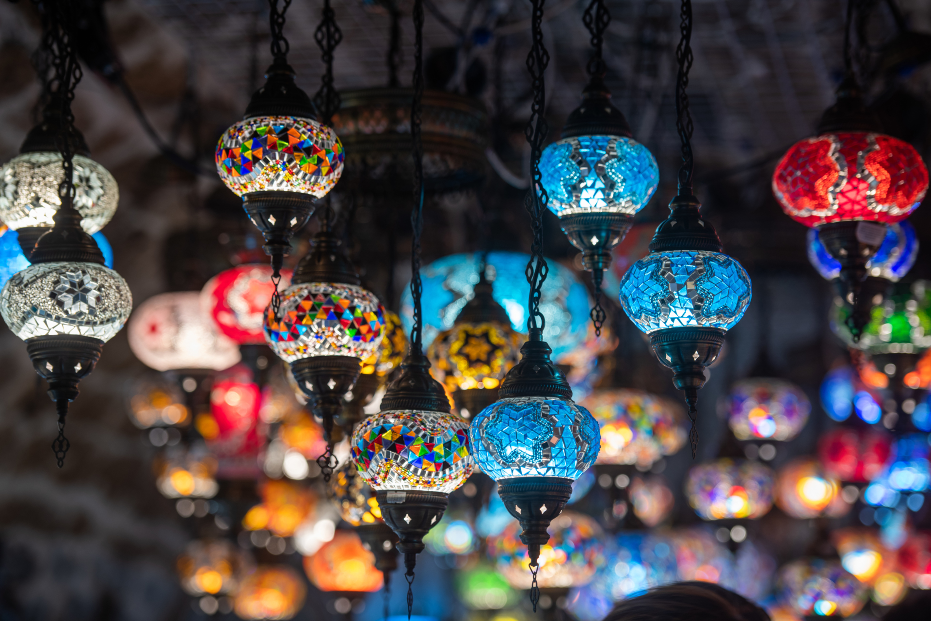 lanternes colorées au montenegro